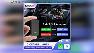 ✔️Carlinkit 5 2air Wireless CarPlay Android Auto Wireless Box [upl. by Burrows813]