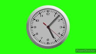 clock green screen moving clock green screen [upl. by Per]