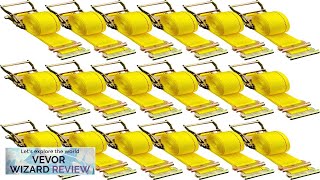 VEVOR E Track Ratchet Strap 18PCS 2quot x 15 ETrack Straps 4400 Review [upl. by Stanwood]