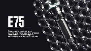 Acebeam E75 Silver Color EDC Flashlight [upl. by Aticilef129]