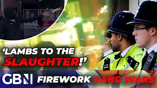 WATCH Met Police Helpless Against Firework GANG WARS As ‘Warzone London’ Worsens Under Sadiq Khan [upl. by Placidia]