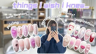 Press On Nail Shop 15 Things I Wish I Knew Before Starting [upl. by Joceline439]