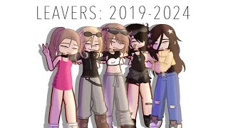 Leavers 20192024 feeling Gacha club Original [upl. by Elatnahs280]