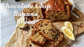 The Best Chocolate Chip Banana Bread that’s Moist and INCREDIBLE Recipe by TerriAnn’s Kitchen [upl. by Schlessel]