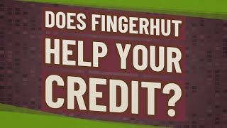 Does Fingerhut help your credit [upl. by Carmelia]