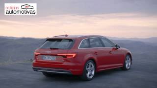 Audi A4 Avant 2016  NoticiasAutomotivascombr [upl. by Sarat586]