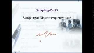 Sampling Part 9 Sampling at Niquist Frequency issue [upl. by Cadmarr]