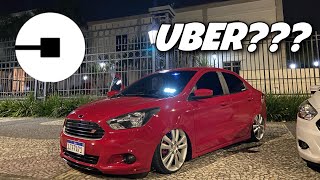 FORD KA SEDAN REBAIXADO ARO 18  SUSPENSÃO A AR CARRO DO DIA DIA [upl. by Novyert437]