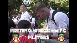 Wrexham FC Players Meeting The Fans [upl. by Colline]