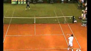 ATP 2007 Exhibition Match  Battle Of Surfaces  Federer vs Nadal Highlights [upl. by Leisha653]