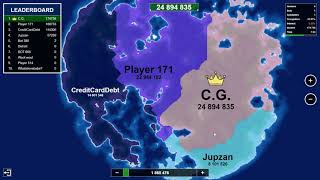 Winning Strategy Island Map Territory Games io  Territorial IO [upl. by Ray]