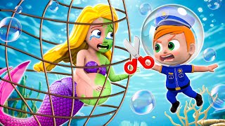 Save Pregnant Mermaid  Mermaid Pregnant Song  Funny Songs amp Nursery Rhymes [upl. by Kired]