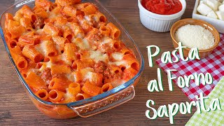 PASTA AL FORNO SAPORITA Ricetta Facile di Benedetta  Baked Pasta Easy Recipe [upl. by Dud5]