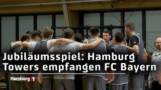 Jubiläumsspiel Hamburg Towers empfangen FC Bayern [upl. by Winna]