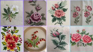 1 Stunning amp Elegant Cross stitch patternsCharsuti Embroidery Design Ideas Hand made Embroidery [upl. by Aeriel904]