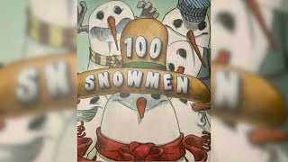 100 Snowmen snowmantoddlerstoriesstorytimestoriespleasepleasesubscribemychannelsubscribe [upl. by Madancy971]