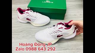 Giày Tennis Pickleball Lacoste Nam AGLT23 Ultra  HoangDongJpCom  Zalo 0988 643 292 [upl. by Annmaria]