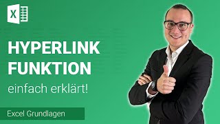 HYPERLINKFunktion einfach erklärt  Lerne Microsoft Excel ✅ [upl. by Eimot645]