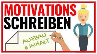 Motivationsschreiben Studium  5 Kriterien einer erfolgreichen Bewerbung 📨🏅 [upl. by Aenit]