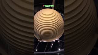 Typhoon sways the Taipei 101 damper on 31102024 😮😱🌀🫶 dampers typhoon taipei101 trending [upl. by Ayik]