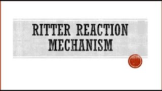 RITTER REACTION MECHANISM  MSc CHEMISTRY  MALAYALAM [upl. by Aylmer685]