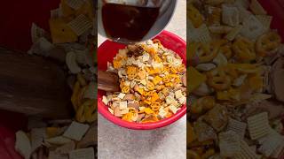 Texas Trash cooking party snacks recipe fyp [upl. by Eeimaj]