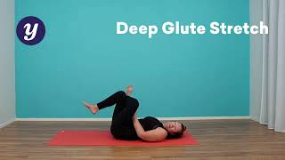 Deep Glute Stretch  Release Tight Glutes and Hips [upl. by Lazar]