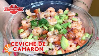 Cómo Hacer CEVICHE de Camarón Mexicano Fresco como el Mar [upl. by Philbert731]