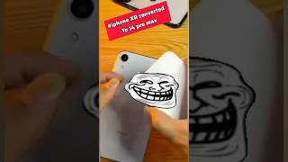 Transforming iPhone XR to 14 Pro Max in Minutes Epic DIY Back Glass Mod  trending shorts xr [upl. by Namreh548]