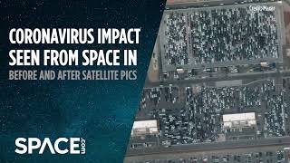 Coronavirus impact seen from space in before and after satellite images [upl. by Aneleve299]