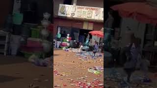 Primary school learners in Limpopo are going to foreign owned spaza shops destroying goods [upl. by Nohtahoj]