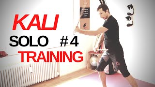 KALI Solo Training 4  Double Stick 6 Count [upl. by Britton732]