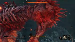 Sekiro Demon of Hatred Boss Fight [upl. by Nodnek]