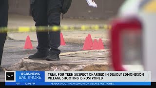 Trial for teen charged in deadly shooting at Edmonson Village postponed [upl. by Pellikka]