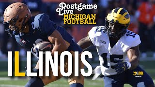 Michigan Postgame Live Illinois [upl. by Nnayd825]