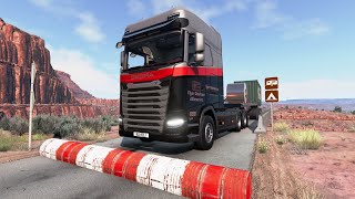 Truck Vs Speedbump 102  Beamngdrive [upl. by Mitzi]