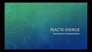 Reactieenergie [upl. by Suolekcin]