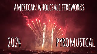 2024 PYROMUSICAL AT AMERICAN WHOLESALE FIREWORKS DEMO NIGHT fireworks 4thofjuly pyro pyroaddicts [upl. by Anoyk]