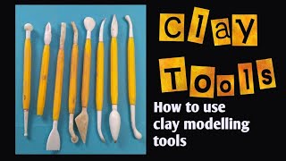 Clay sculpting tools  How to Use Clay Modelling Tools  Beginners Sculpting Tools [upl. by Nnahsal]