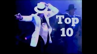 BEST DANCE MOVES  Top 10  Michael Jackson [upl. by Ploch]