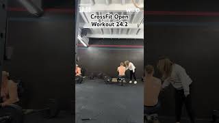 CrossFit Open Workout 242 crossfit crossfitter athlete hybrid [upl. by Gmur122]