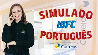 SIMULADO de PORTUGUÊS  CORREIOS 2024  Resolução de QUESTÕES RECENTES IBFC [upl. by Mignon]