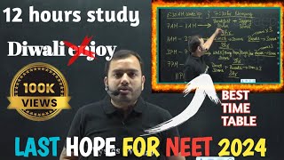 Best time table to clear backlog for neet 2024 by alakh sir  Golden time  Physics wallah [upl. by Chryste]