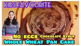 Every Kids fav Eggless whole wheat Pancakes pallavisparadse24 [upl. by Frank895]