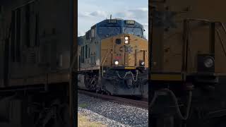 M350 coming through Tipp City csx 3129 leading 2nd ex csx sd70M prlx 4683 3rd ex ns 2797 4th ex 2798 [upl. by Esiouqrut]