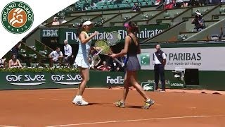 SWHsiehSPeng v SErraniRVinci 2014 French Open womens double Final Highlights [upl. by Nodnal228]