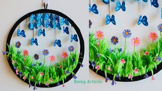 One of My Favorite Wall Hanging😍  Paper Craft  DIY Wall Decor [upl. by Aw]