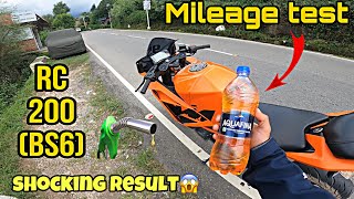 KTM RC 200 bs6 MILEAGE TEST  KITNA MILEAGE DETI HAI  mileageTest 2023KtmRc200 [upl. by Annibo]