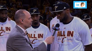 Cavs Eastern Conference Finals Trophy Presentation  LIVE 52615 [upl. by Eenitsed]