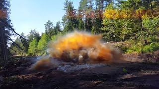 30 kg ANSU Ammonium Nitrate  Sugar Explosion [upl. by Helprin]